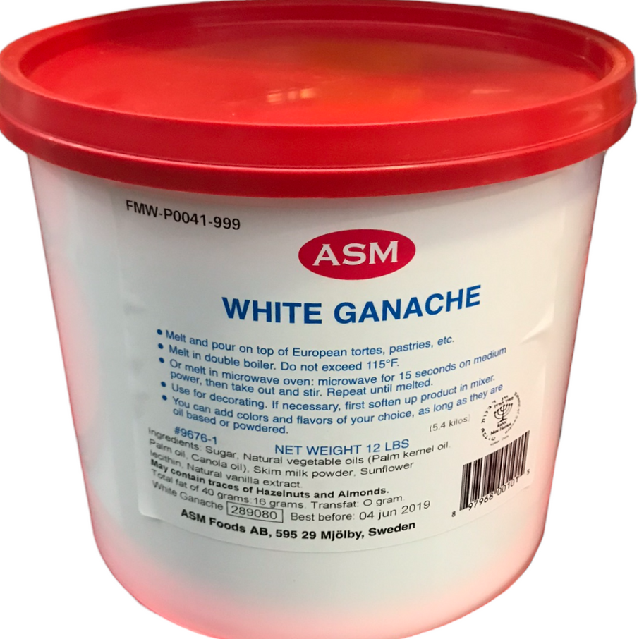 Barry Callebaut ASM White Ganache 12lb Pail