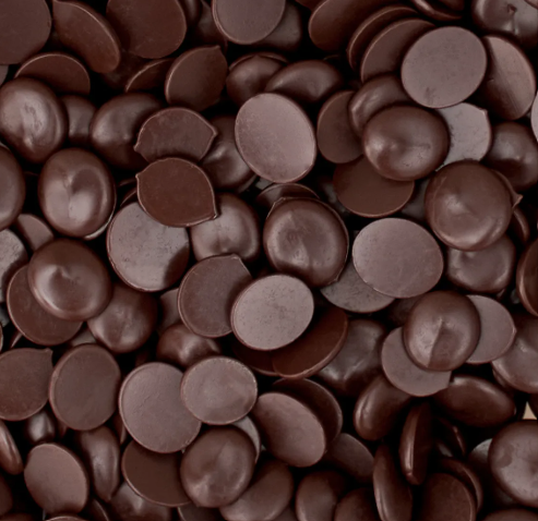 Merckens Yucatan Dark Chocolate Buttons 50lb