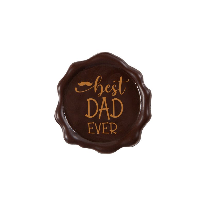 Leman Stamp Best Dad Ever 3.8cm 120ct