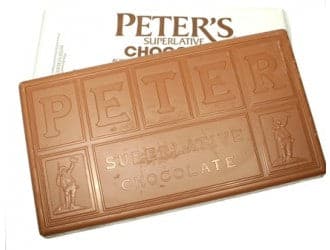 Peter's Ultra Milk Chocolate Block 37 (125 Viscosity) 50 lb CTN